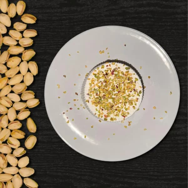 Ricotta fresca con pistacchio artigianale